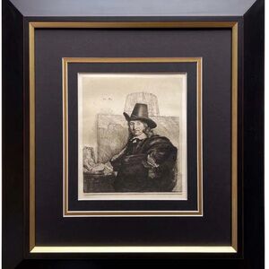 Rembrandt etching from restored copper plates Amond Durand